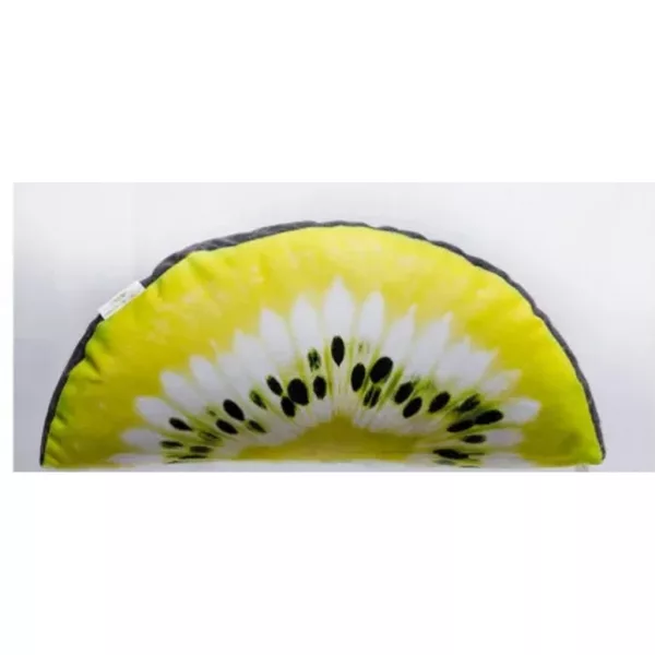 EnergoTeam Coussin Quartier de Fruit de Kiwi 37x17cm Coussin