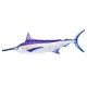 EnergoTeam The Blue Marlin Lit Up 118cm Coussin de poisson