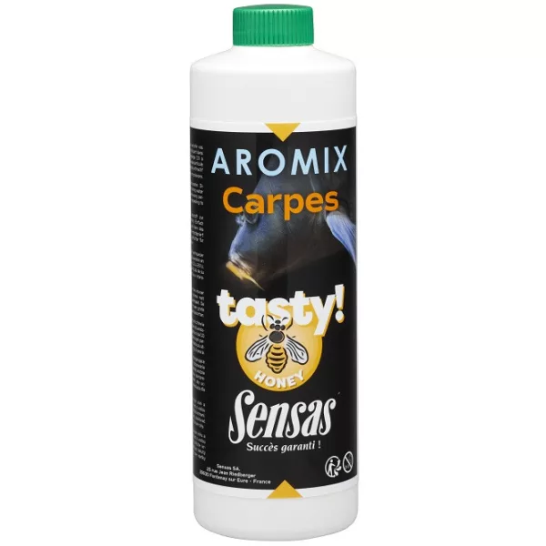 Sensas Aromix Carpe Savoureuse Miel Attracteur Liquide 500ml