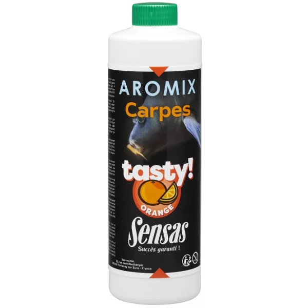 Sensas Aromix Carpe Savoureuse Orange Attracteur Liquide 500ml