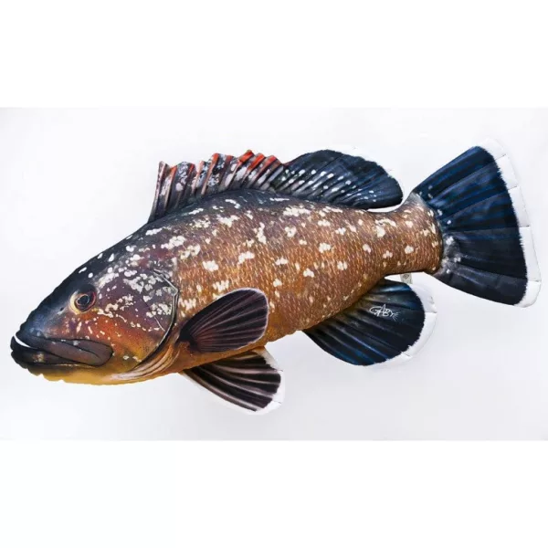EnergoTeam The Monster M&eacute;rou Brun 160cm Coussin de Poisson