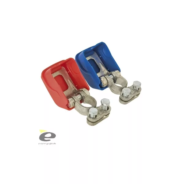 Paire de connecteurs rapides de batterie