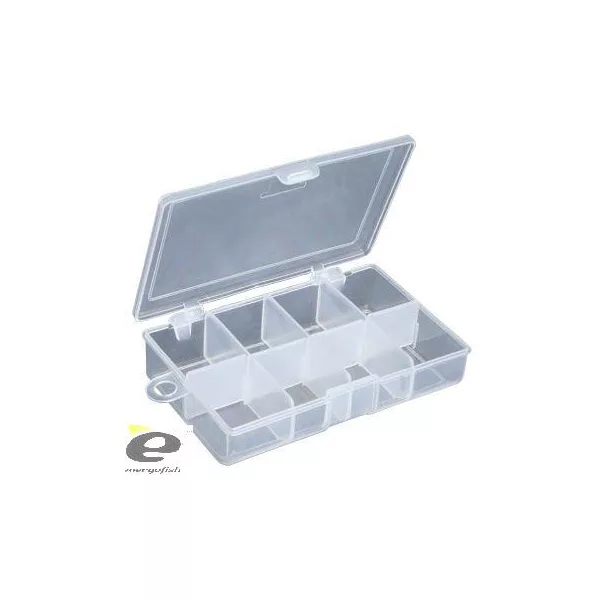 Boîte pour hameçons 8x12cm 8 Compartiments