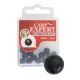 Cxp Perle en caoutchouc 3mm 25pcs/boîte Noir