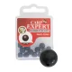 Cxp Perle en caoutchouc 6mm 25pcs/boîte Noir