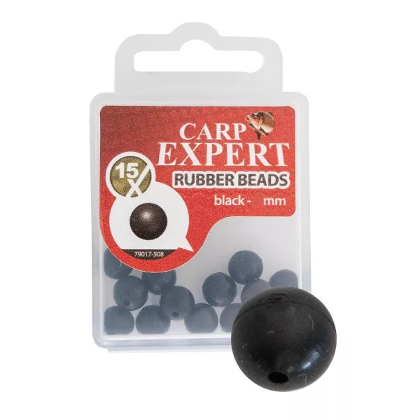 Cxp Perle en caoutchouc 8mm 15pcs/boîte Noir