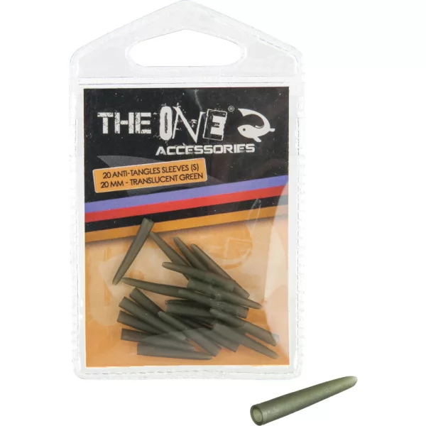 The One Manchon en Silicone 20Mm Vert Transparent 20Pcs