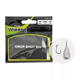   Wizard DROPSHOT LEADER LIGHT 10G 0.20 HAMEÇON 12 Montage Dropshot