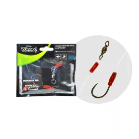   Wizard Monster Classic Mono Rig 8/0 Specimen 50cm Bas de ligne pour silure