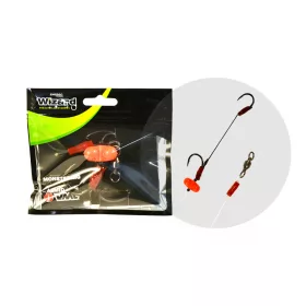   Wizard Monster Surface Vif Montage Double Monotressé 7/0+9/0 Round Bas de Ligne pour Silure