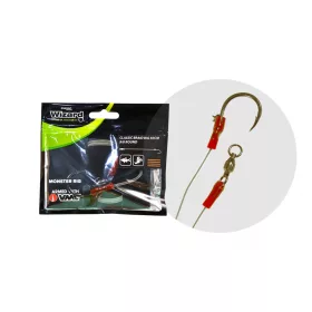   Wizard Monster Classique Montage Tressé 9/0 Round Bas de Ligne pour Silure