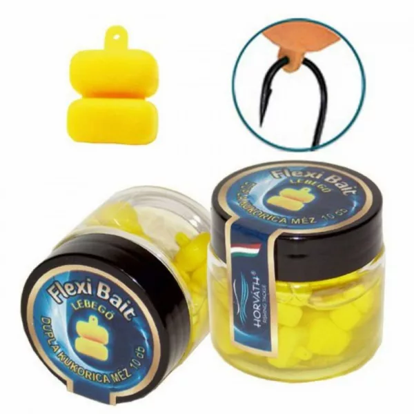 Horváth Flexi Bait Mangue-Miel Double Maïs en Caoutchouc 10 pièces