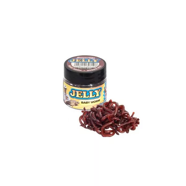 Benzar Jelly Baits Baby Worm Brun+Rouge