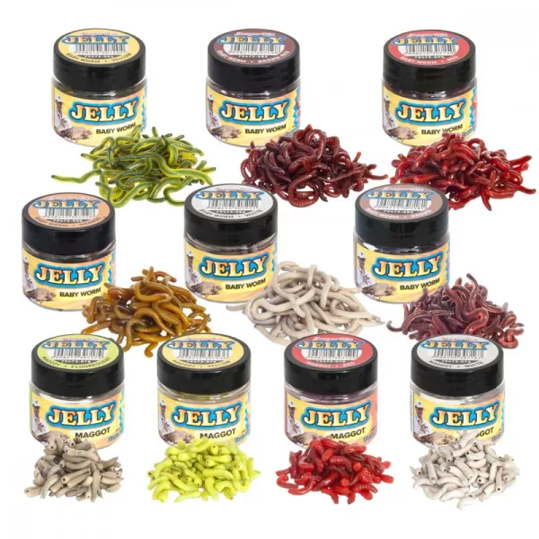 Benzar Jelly Baits Baby Worm Orange