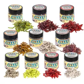 Benzar Jelly Baits Baby Worm Rouge