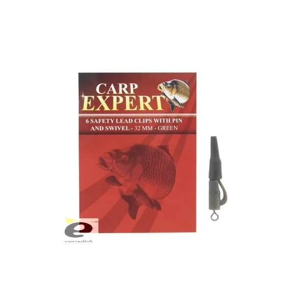 Carp Expert Œillet de plomb de sécurité avec émerillon