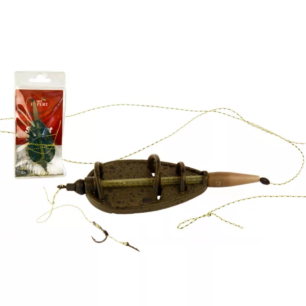 Carp Expert Method Rig Montage avec pique à appât 30gr + 7 Piques