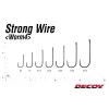 Decoy Worm 4 Strong Wire 1 Füles Szakállas Egyágú Ragadozóhalas Horog 9db