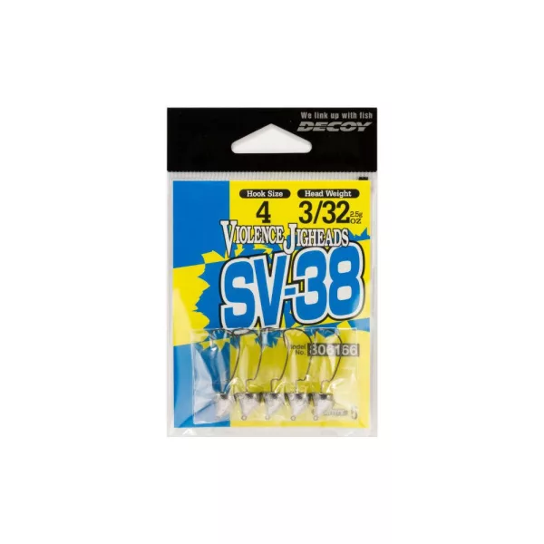 Decoy SV-38 Violence #3 2,5gr Offset Jig Fej 5db
