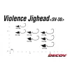 Decoy SV-38 Violence #3 2,5gr Offset Jig Fej 5db