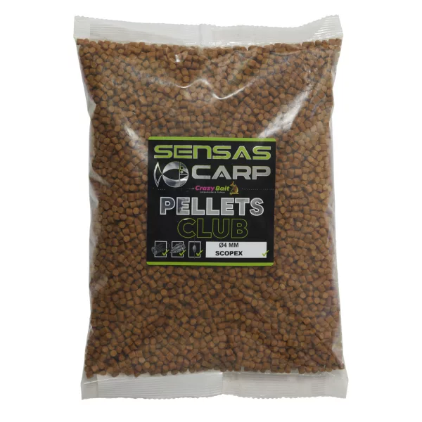Sensas Scopex Club Pellets Granulés d'amorçage 4mm 10kg