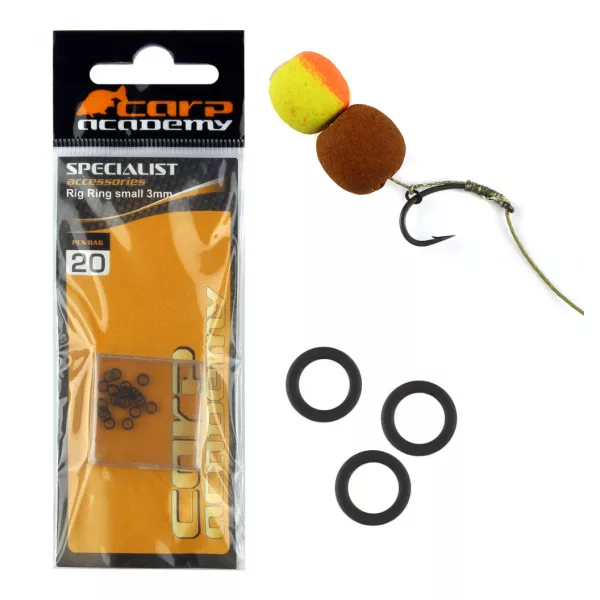 Carp Academy Anneau d'hameçon 3mm 20 pièces