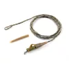 Carp Academy Bas de ligne avec insert en plomb et clip rapide 95cm 35lbs