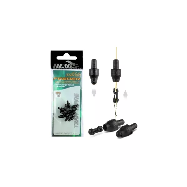 Nevis Connecteur rapide Method feeder 10pcs/paquet
