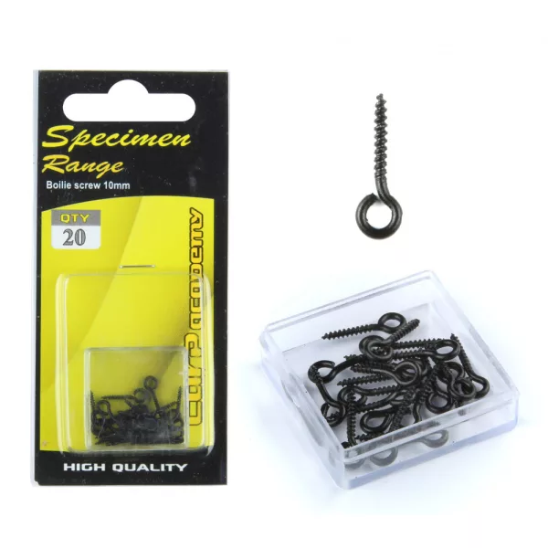 Carp Academy Broche d'appât à vis 10mm 20 pièces