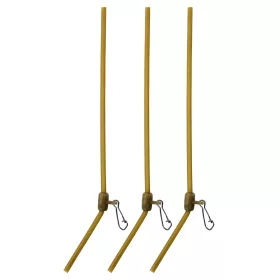 Nevis Tube anti-emmêlement 15cm Marron 3 pièces