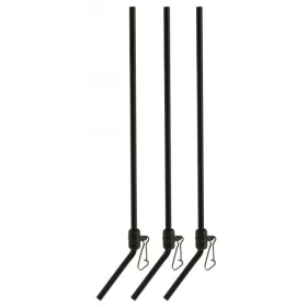 Tube anti-emmêleur noir 15cm 3pcs/paquet