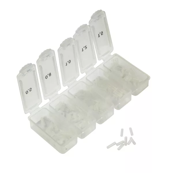 Nevis Kit de tubes en silicone 6 tailles 240pcs