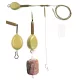 Carp Academy Montage PVA sur ligne Leadcore Taille 4 90g