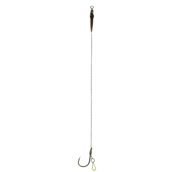 Carp Academy Bas de ligne boilie Noir 2 1 pièce/paquet Hameçon carpe à œillet barbelé
