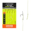Nevis 12 Bas de ligne Feeder avec ardillon à appât et hameçon à œillet sans ardillon 5 pièces