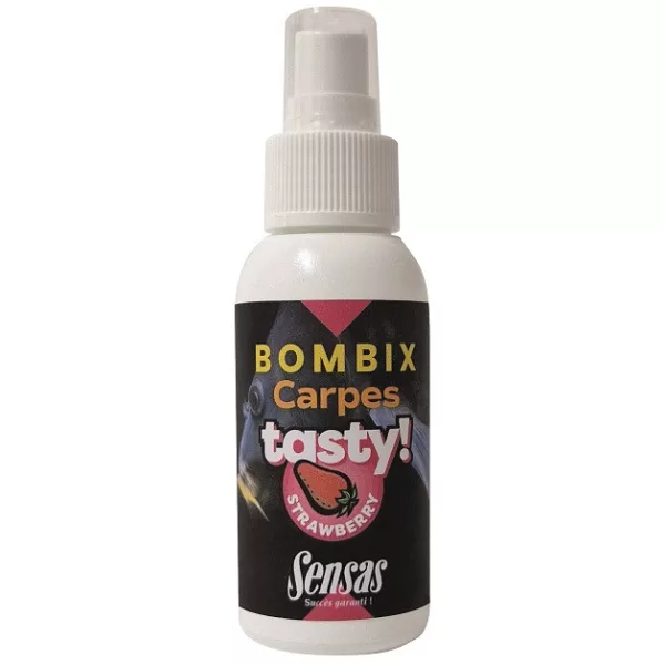 Sensas Spray Bombix Carp Tasty Fraise 75ml