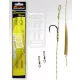 Carp Academy Basic Special Rig Téflon Noir 2 2 pièces/paquet Hameçon carpe à œillet barbelé