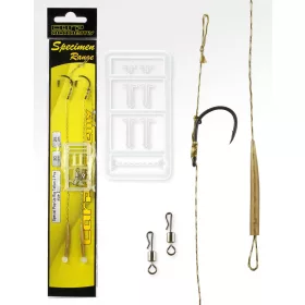   Carp Academy Special Pop Up Rig Teflon Noir 6 2 pièces/paquet À œillet Barbelé Hameçon à bouillette