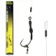 Carp Academy Spinner Rig Curved Shank Rig 6 Hameçon Spinner à œillet et à ardillon pour bouillette