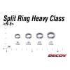 Decoy R-5 Heavy Class Silver 10 250lb Split Ring Kulcskarika 8db