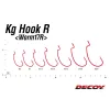 Decoy Worm 17R KG 2 Blood Red Offset Horog 7db