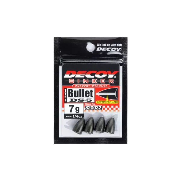 Decoy DS-5 Type Bullet 7,0gr Bullet Ólom 4db