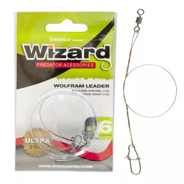 Bas de ligne en tungstène monté 9 9Kg 2Pcs/Paquet