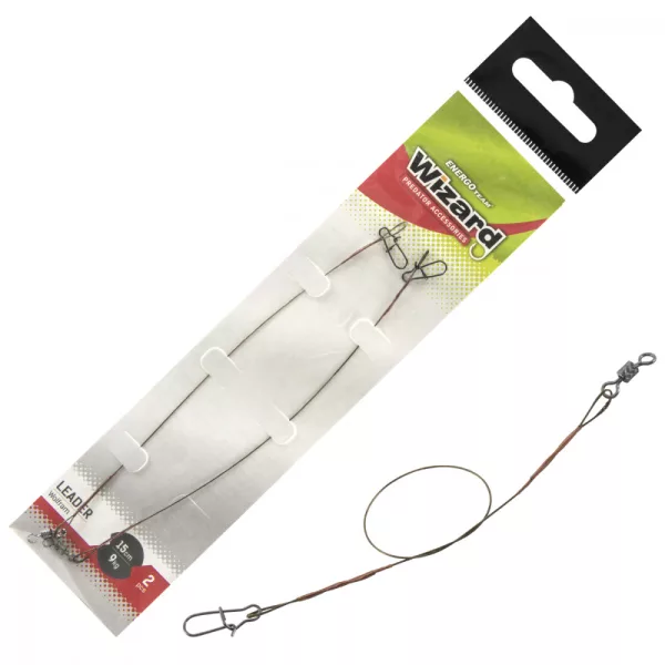 Wizard Bas de Ligne en Tungstène 6 9Kg 2 Pièces/Paquet