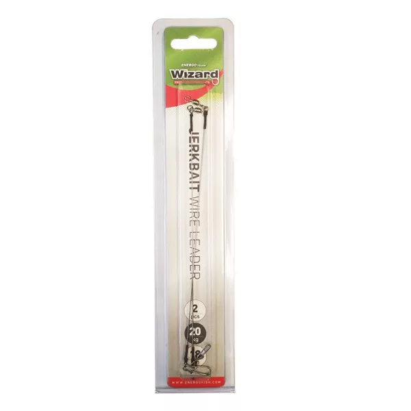 Et Wizard Bas de ligne Rigide pour Pêche aux Carnassiers 13Cm 2Pcs
