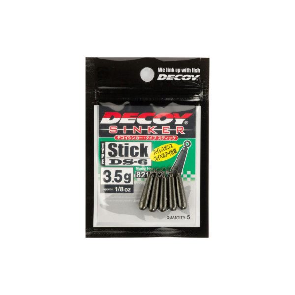 Decoy DS-6 Sinker Type Stick 3,5gr Drop Shot Ólom 5db