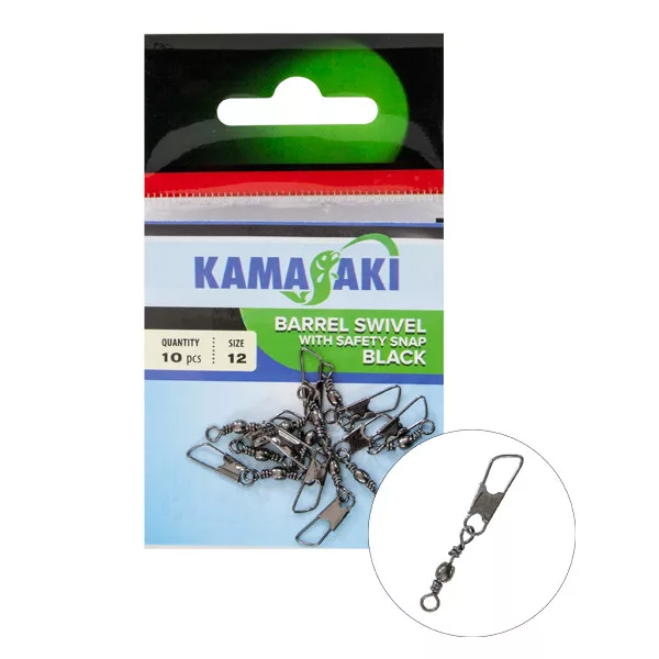 Kamasaki Agrafe Emerillon Sécurité Emballée 12 10Pcs/Pack