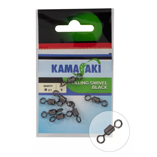 Kamasaki Émerillon cylindrique emballé 1 8 pièces/paquet