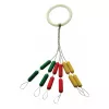 Nevis Arrêt en caoutchouc Coloré S 6x1,3mm 12 pièces