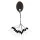 Nevis Butée en caoutchouc noire S 4x2mm 12pcs